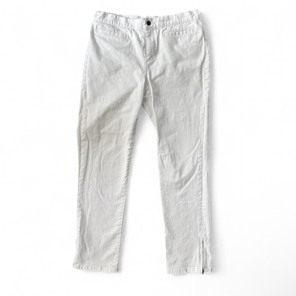 Ralph Lauren Denim - RALPH LAUREN JEANS CO White Straight Leg Capris Bareback Preppy Old Money Size 6